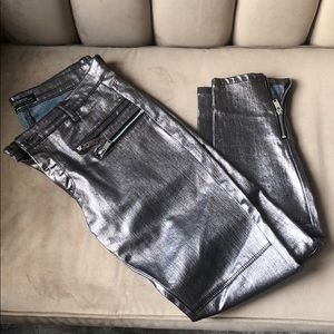 Metallic Zara Jeans